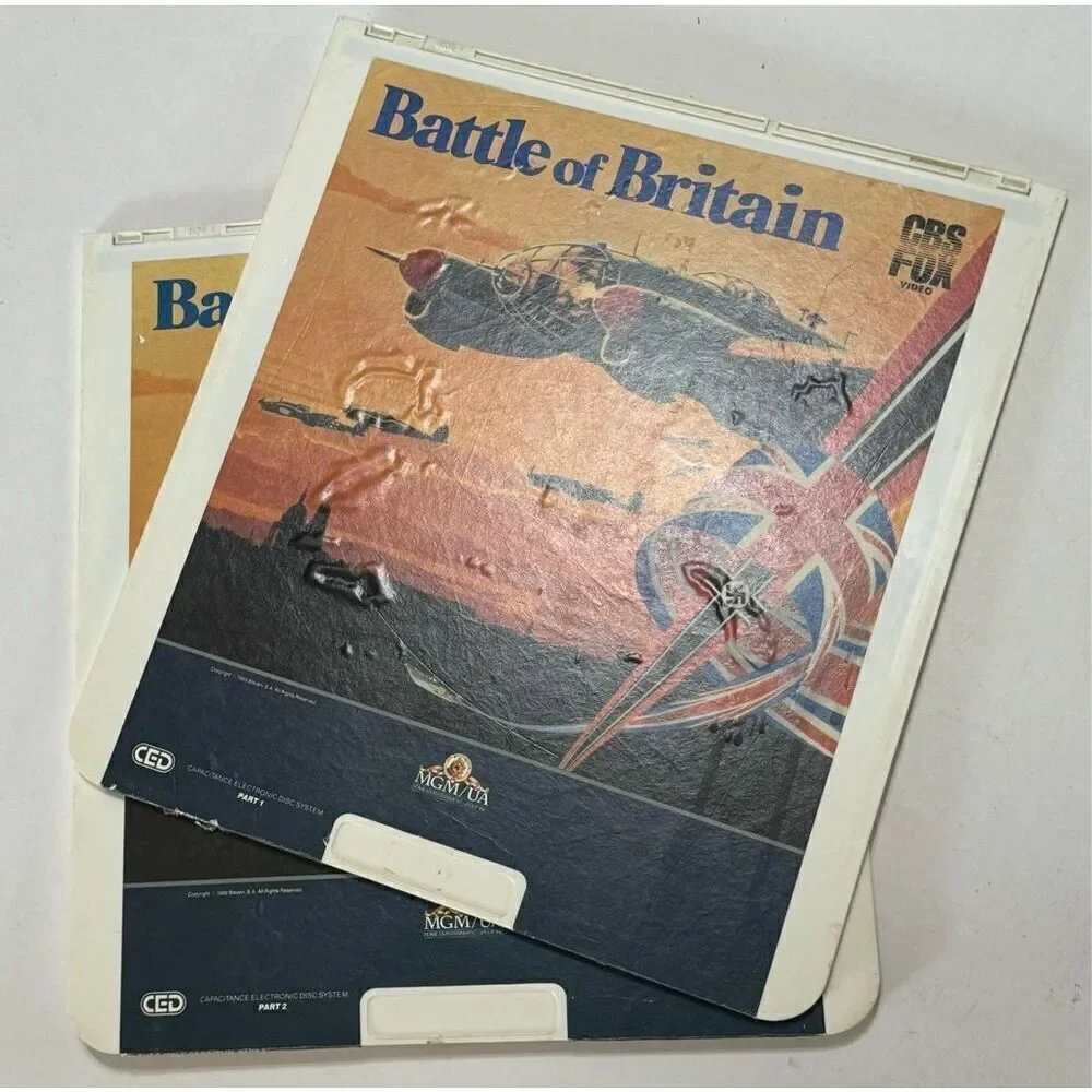 1969 Battle of Britain - 2 CED CBS Fox Videodisc Movie Part I & II ( 1 & 2 )